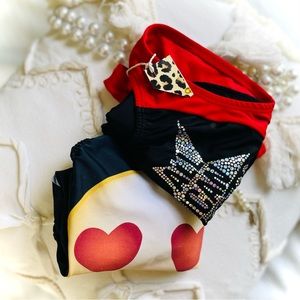 GARLAND | L / CL | Girls Dance Gymnastics Heart Emoji Leotard Tank Lot of 2